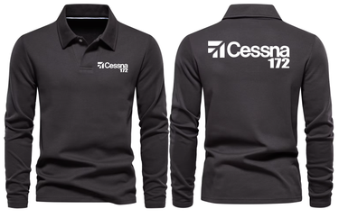 CESSNA 172 LONG SLEEVE POLO